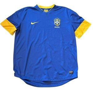 Nike Brazil Authentic Blue/Yellow Jersey XL